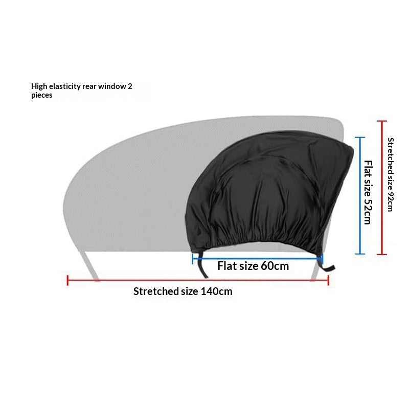 Breathable Car Side Window Mosquito Net - image 4