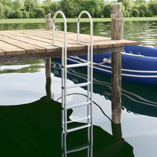 Dock Ladder 4-Step Silver 45 x 11.