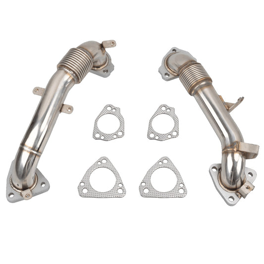 Exhaust Manifold Header Fit For Chevy 3.5' 17-20 6.6L L5P Ban The Sale Of Amazon