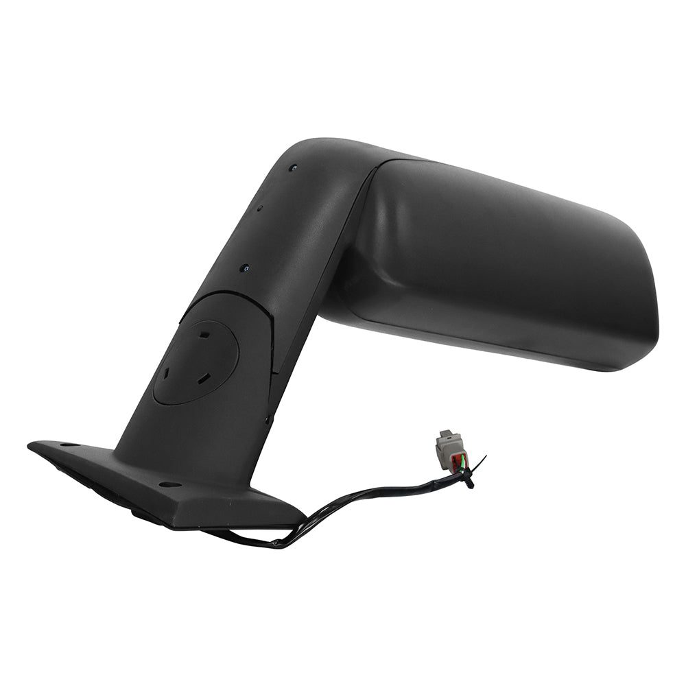 Black Heated Door Mirror For Freightliner Cascadia 2018-2023 Right Passenger