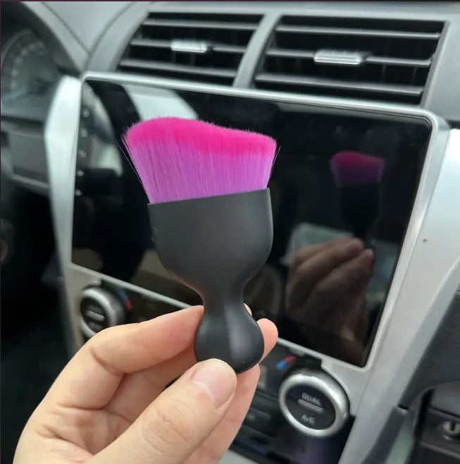 Car vent dust brush, soft bristles