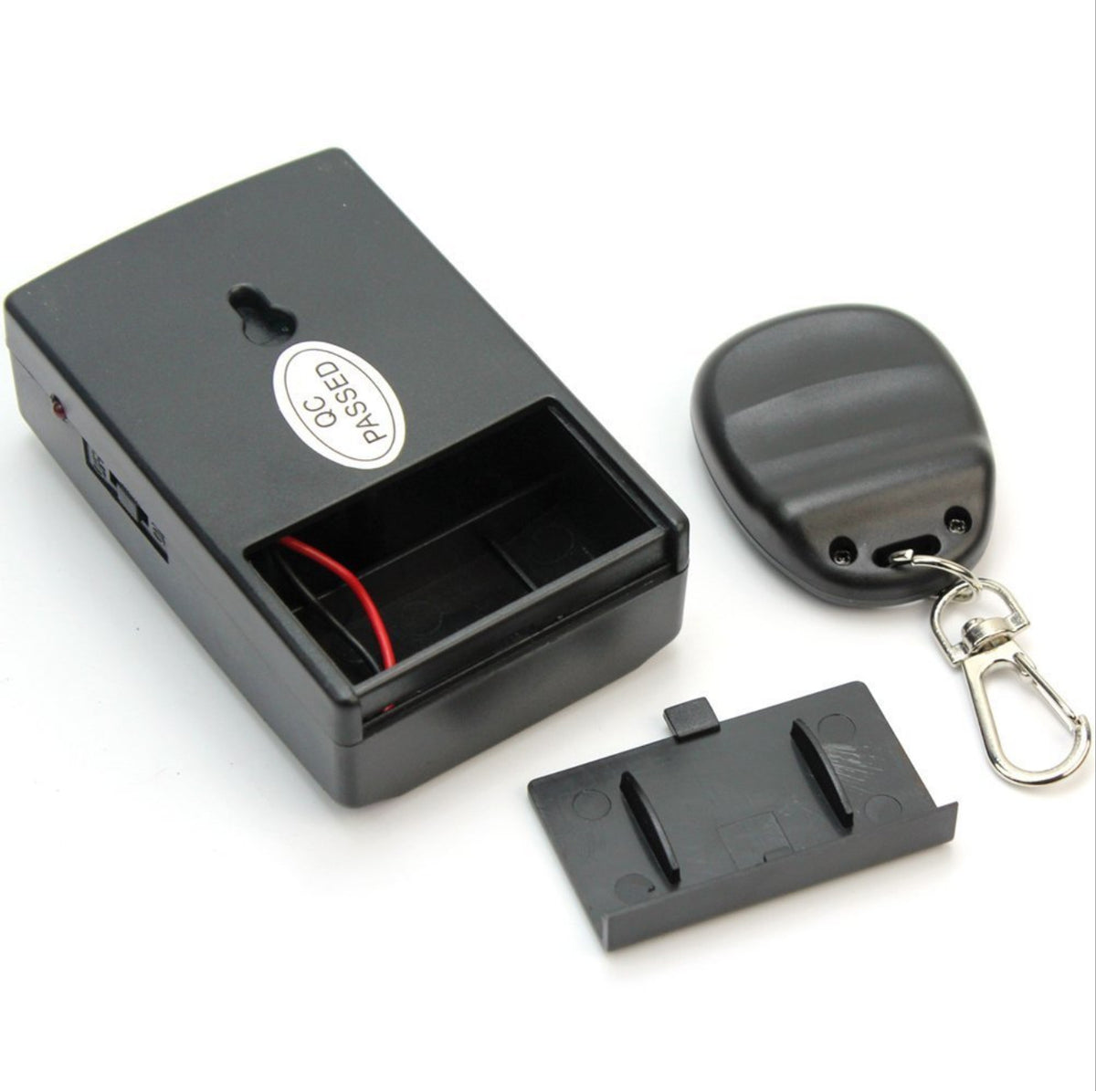 Wireless vibration alarm with remote, for van doors - image 2