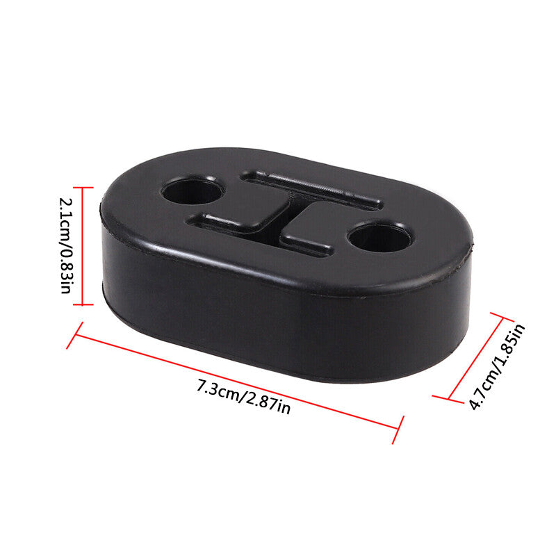 4PCS Poly Polyurethane Exhaust Hanger Mounts 2 Hole Muffler Rubber Universal P