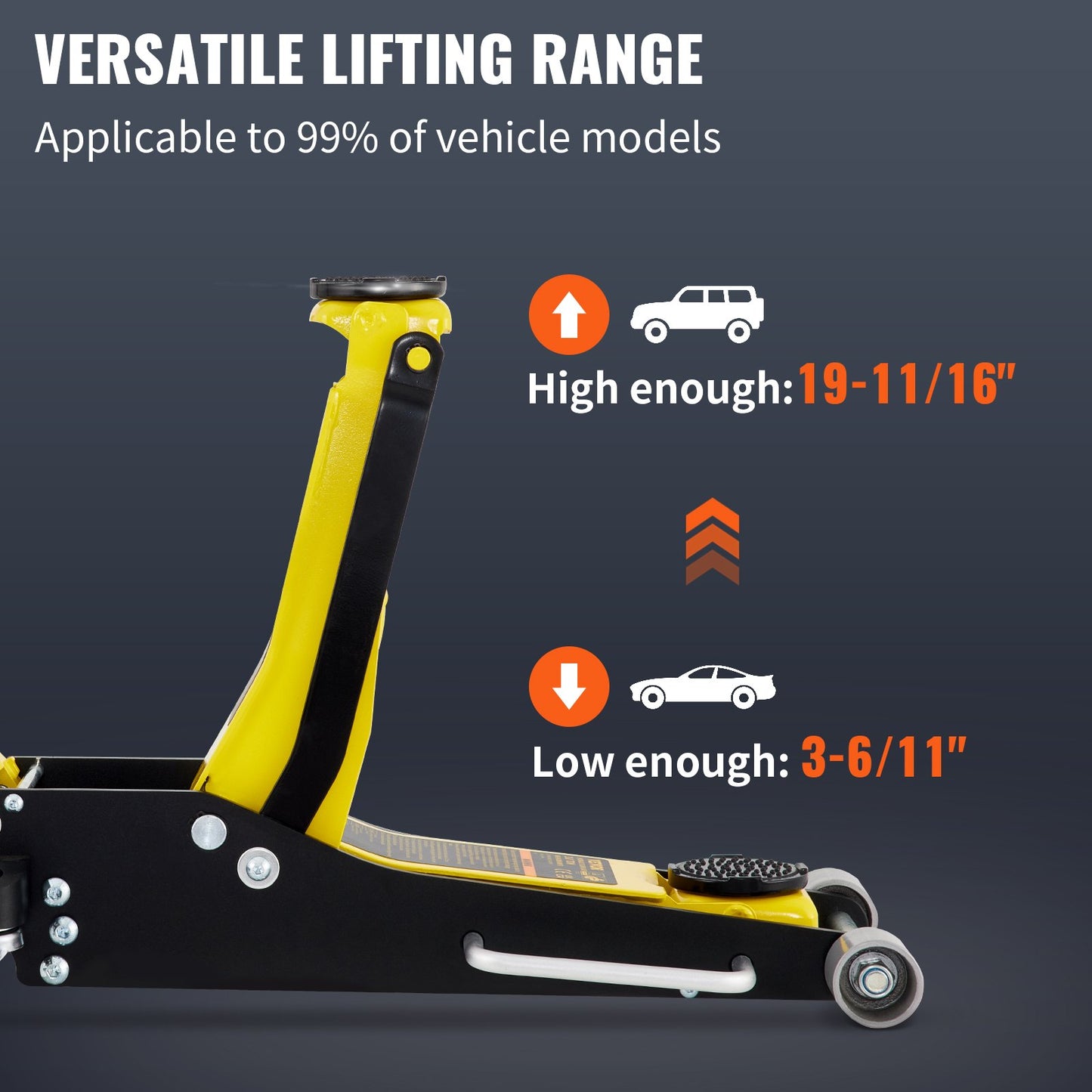 3-ton Low Profile Aluminum Steel Racing Car Landing Jack Dual Lifting Car Automatic, Banned Platform Temu