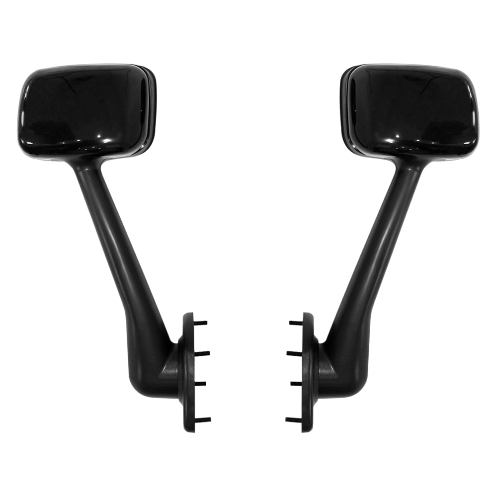For 2008-2016 Freightliner Cascadia Pair Hood Mirrors Black Left,Right Set