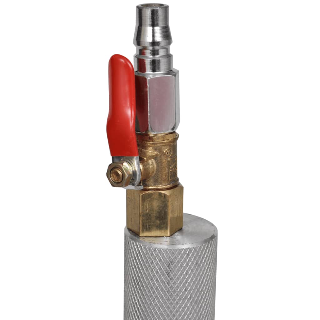 Pneumatic drive shaft air extraction with slide hammer