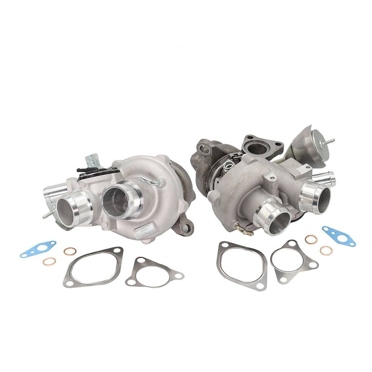 Pair Turbo Turbocharger W Gasket Fits Ford F150 EcoBoost 3.5L V6 2011-2012