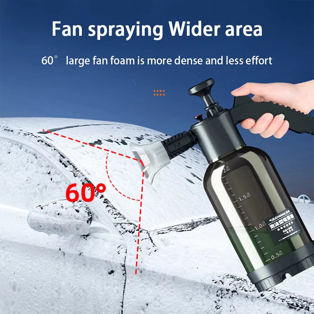 2L Hand-Pump Car Wash Foam Sprayer - image 2