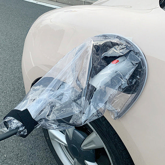 Wall-Mounted EV Charging Plug Rain Cover
