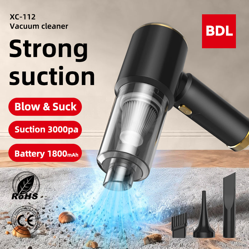 Cordless car vacuum cleaner, 3000Pa suction - image 6