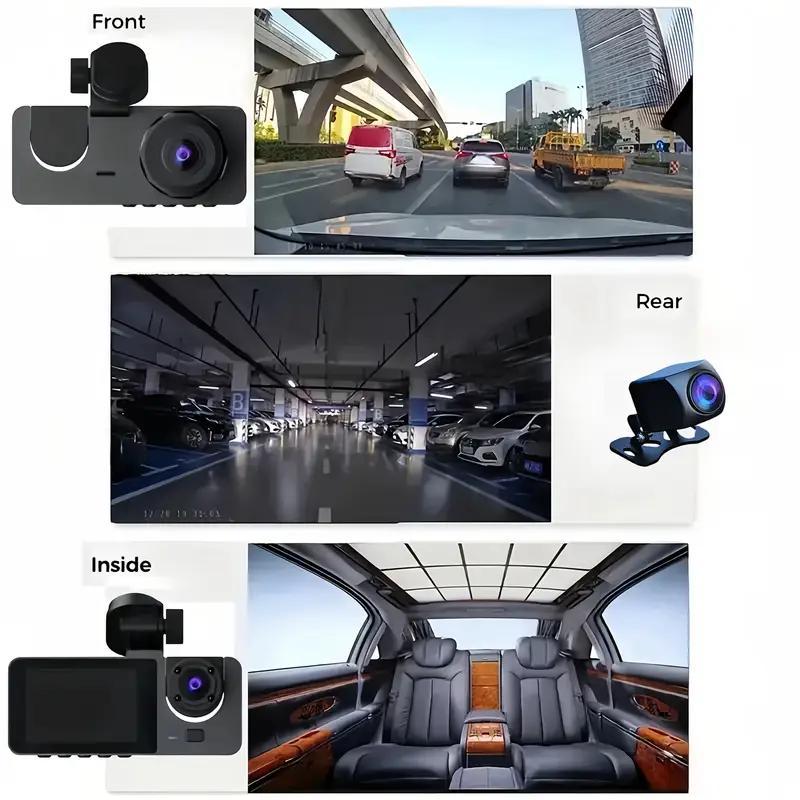 Parking Mode Christmas Gift Wireless Car DVR With Dual Lenses, Parking Monitoring, Shockproof Design