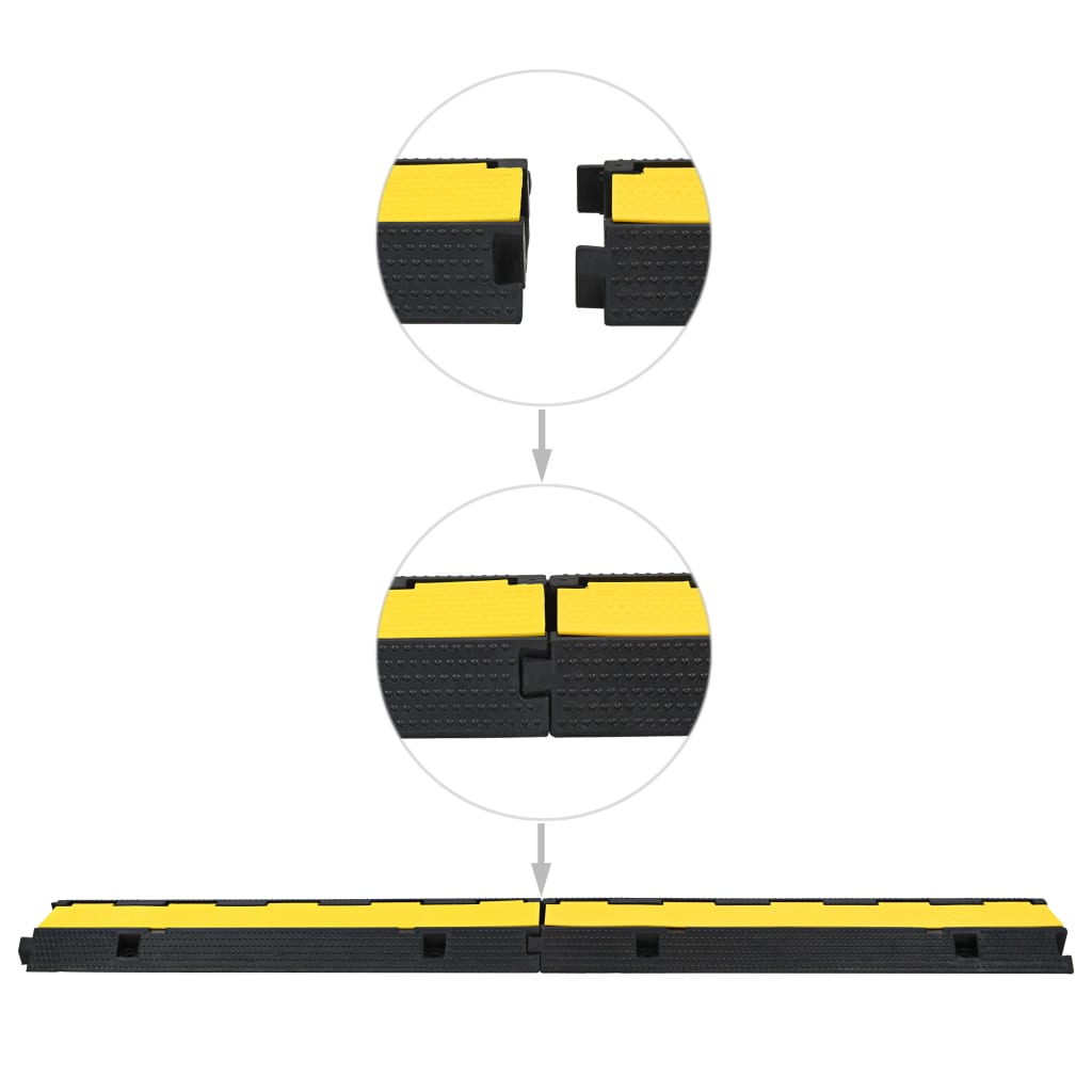 cable bridge 1 channel rubber 100 cm