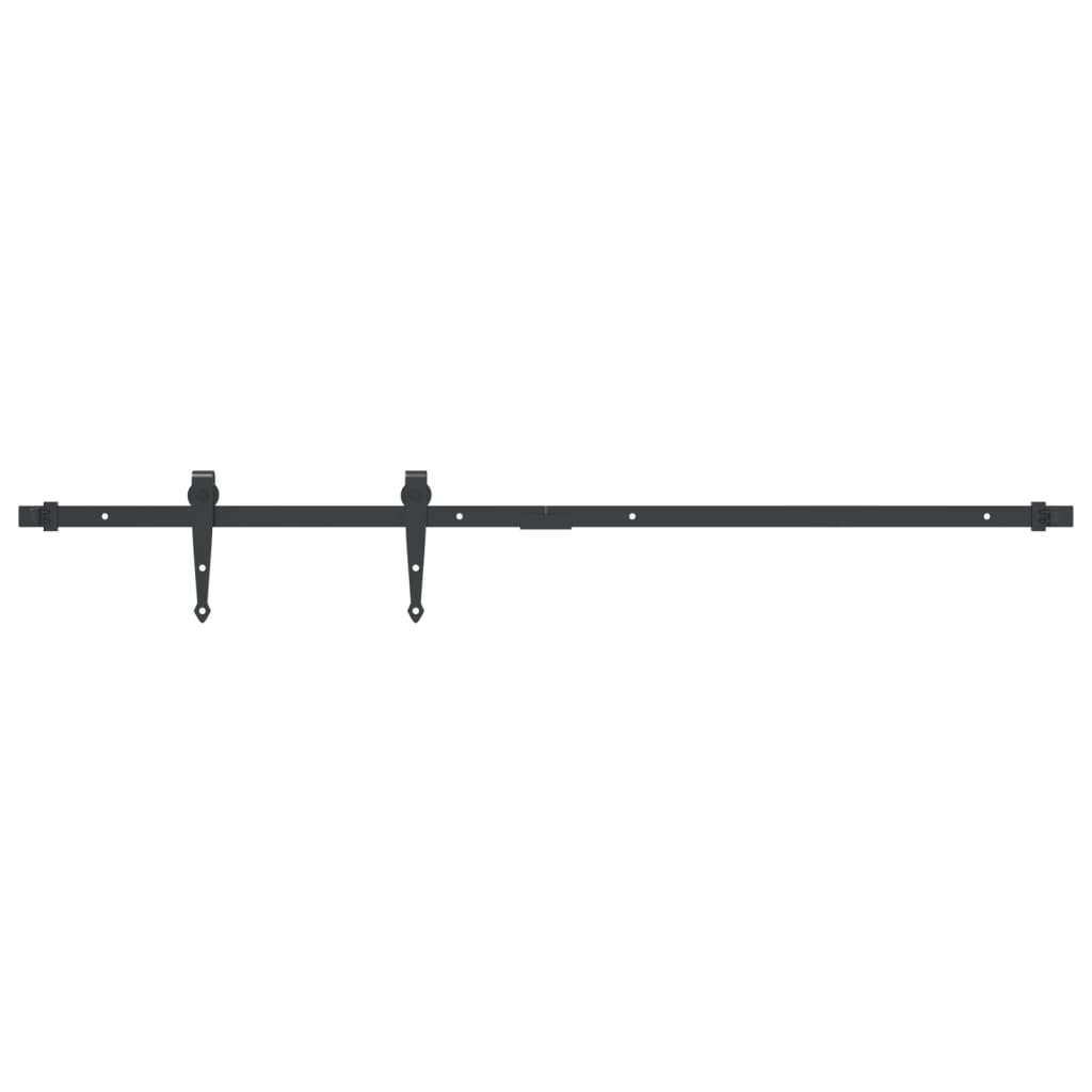 Mini Sliding Door Fitting Set for Cabinet Doors, Carbon Steel, 200