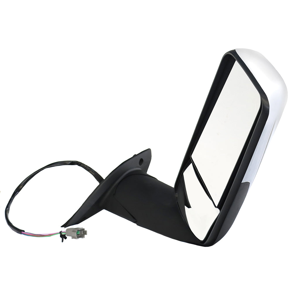 Chrome Heated Door Mirror For Freightliner Cascadia 2018-2023 Right Passenger