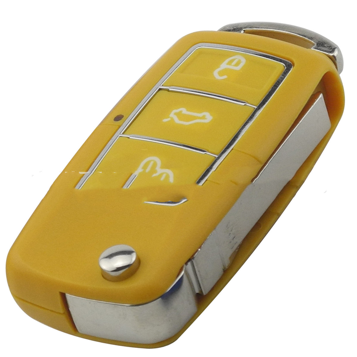 Key fob shell for Volkswagen 3-button flip keys - image 2