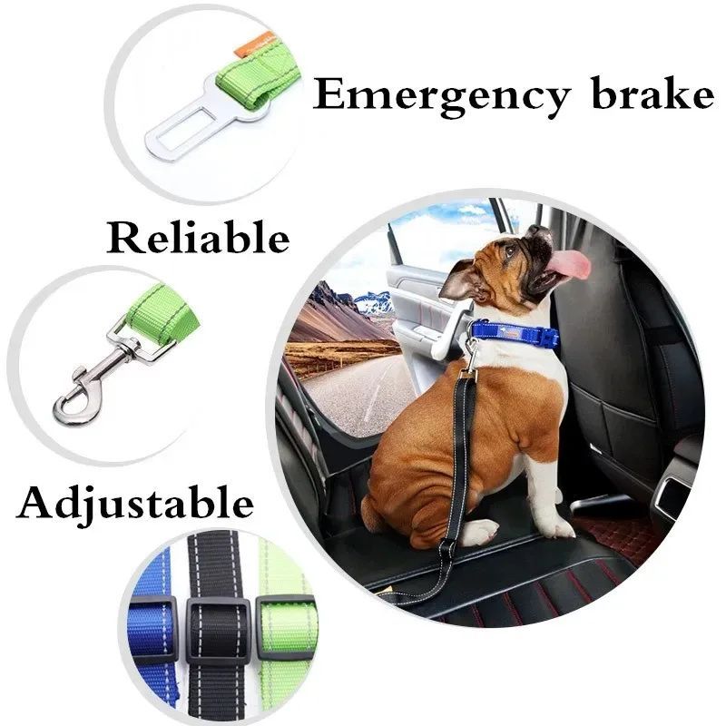 Adjustable dog car seat belt restraint - image 9