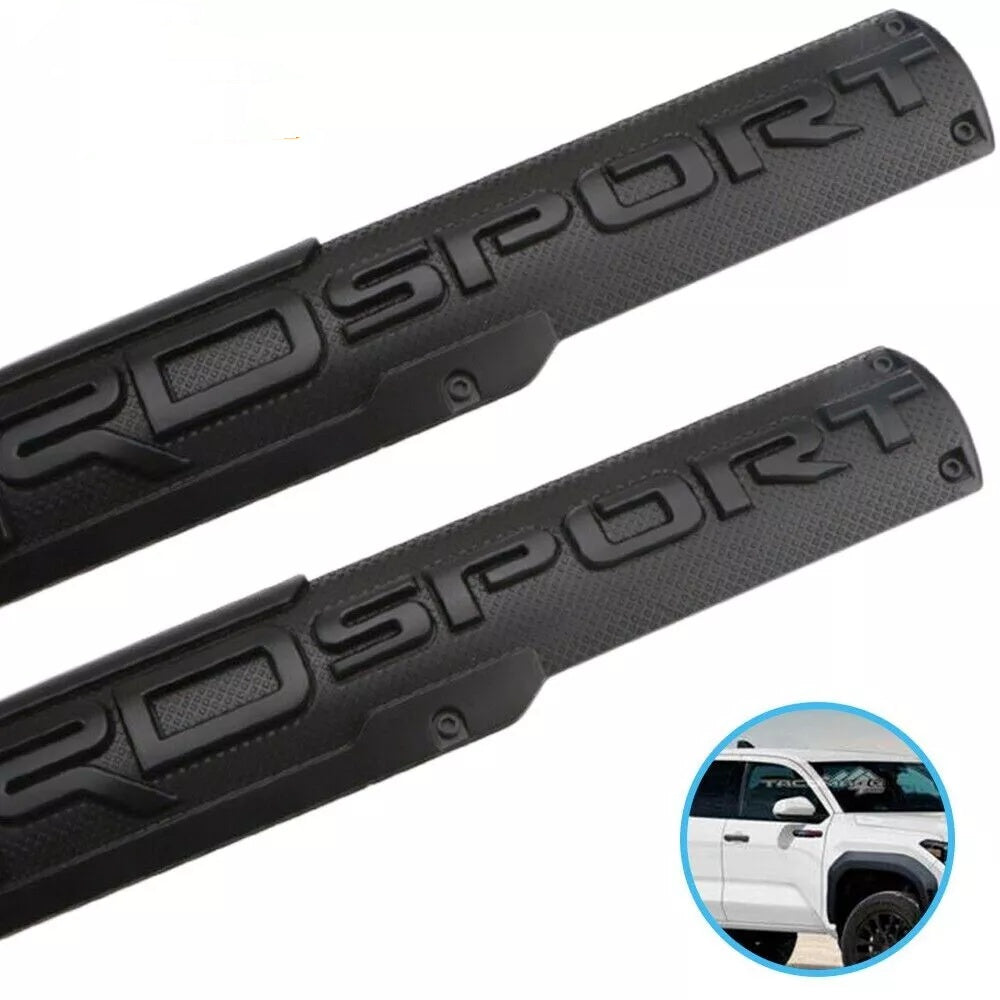 2PCS Door Fender Pro Badge Sport Emblem Left Right Side 3D Sticker Offroad Decal