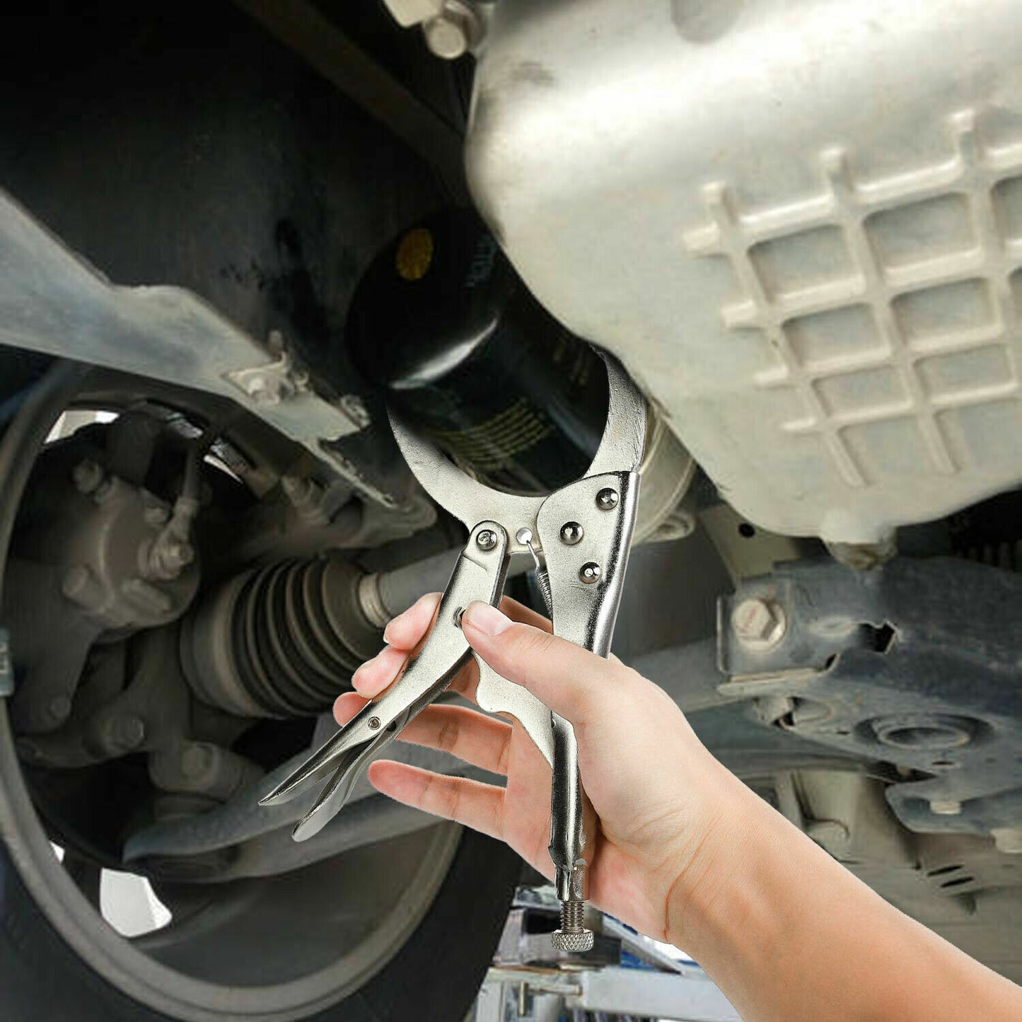 50-110MM Oil Filter Adjustable Wrench Pliers Hand Removal Tool Car Motorcycle