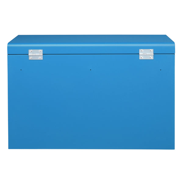 5 Drawer Lockable Steel Tool Chest, 330 Lbs Capacity, Blue Heavy-Duty Tool Storage Cabinet With Drawer Liners & Lid Support For Workshop Garage Maintenance
