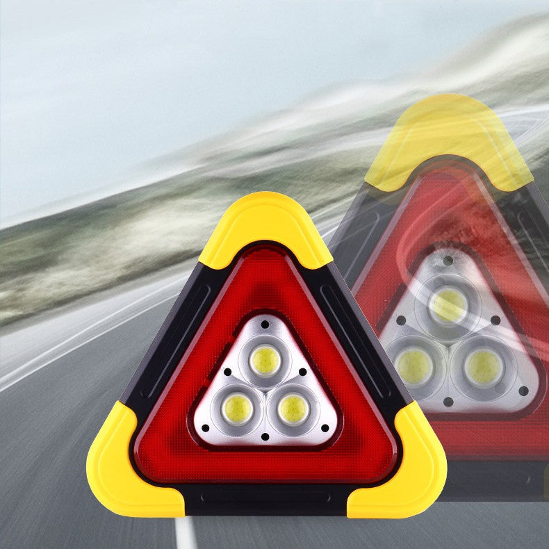 LED Warning Triangle Light, Rechargeable