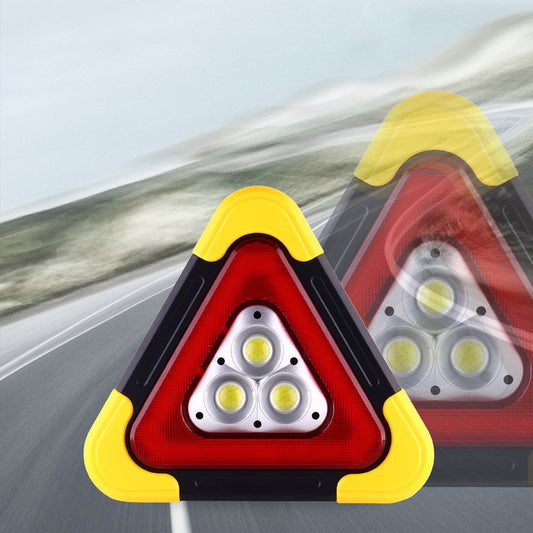 LED Warning Triangle Light, Rechargeable