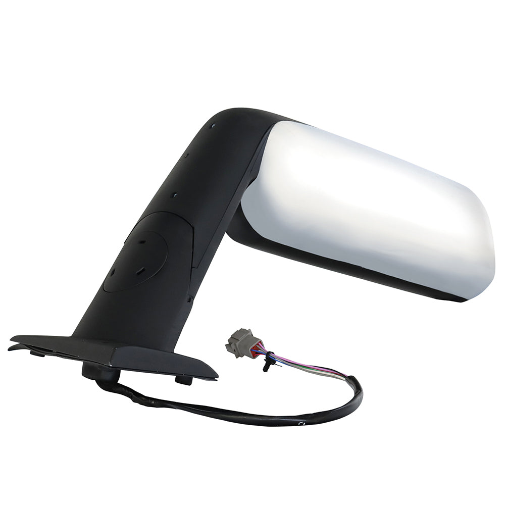 Chrome Heated Door Mirror For Freightliner Cascadia 2018-2023 Right Passenger