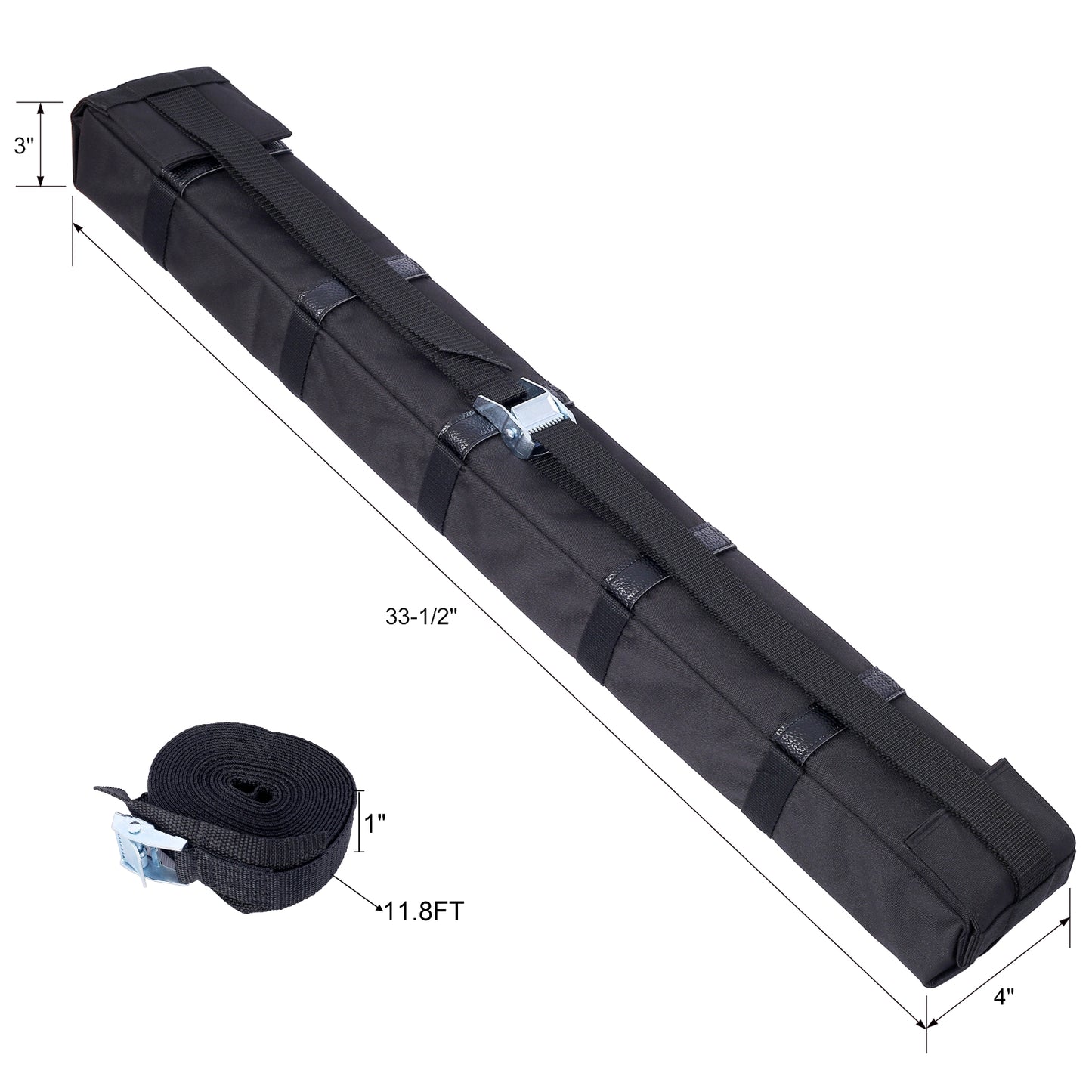 Premium Kayak Roof Rack Pads Universal Car Soft Roof Rack Kayak Carrier For Canoe Surfboard Paddlebo