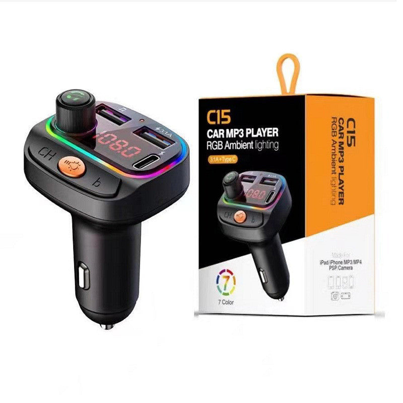 Bluetooth FM Transmitter Fast Car Charger - image 5