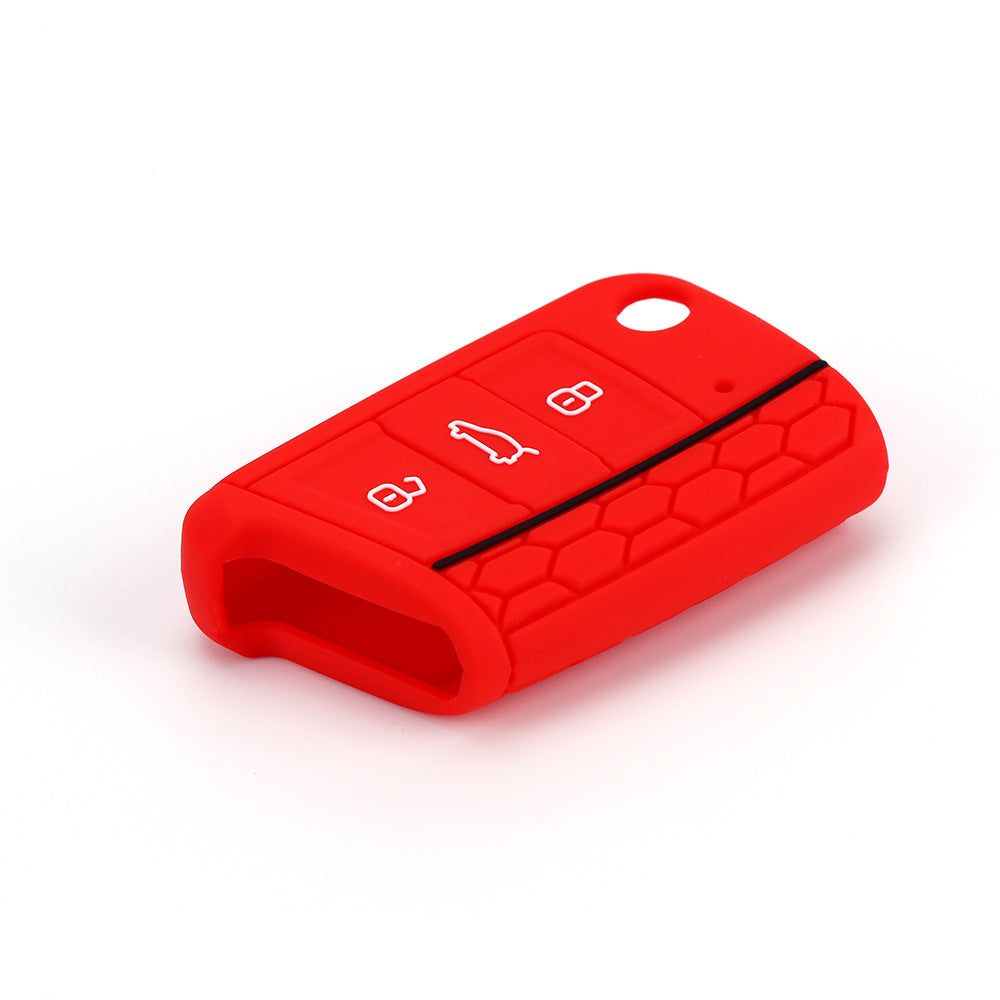 Silicone key fob cover for Volkswagen flip keys - image 12