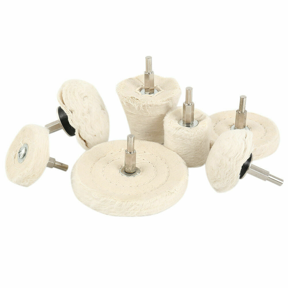 Polishing Pad Kit for Drill – 7-Piece Buffing Pads - image 8