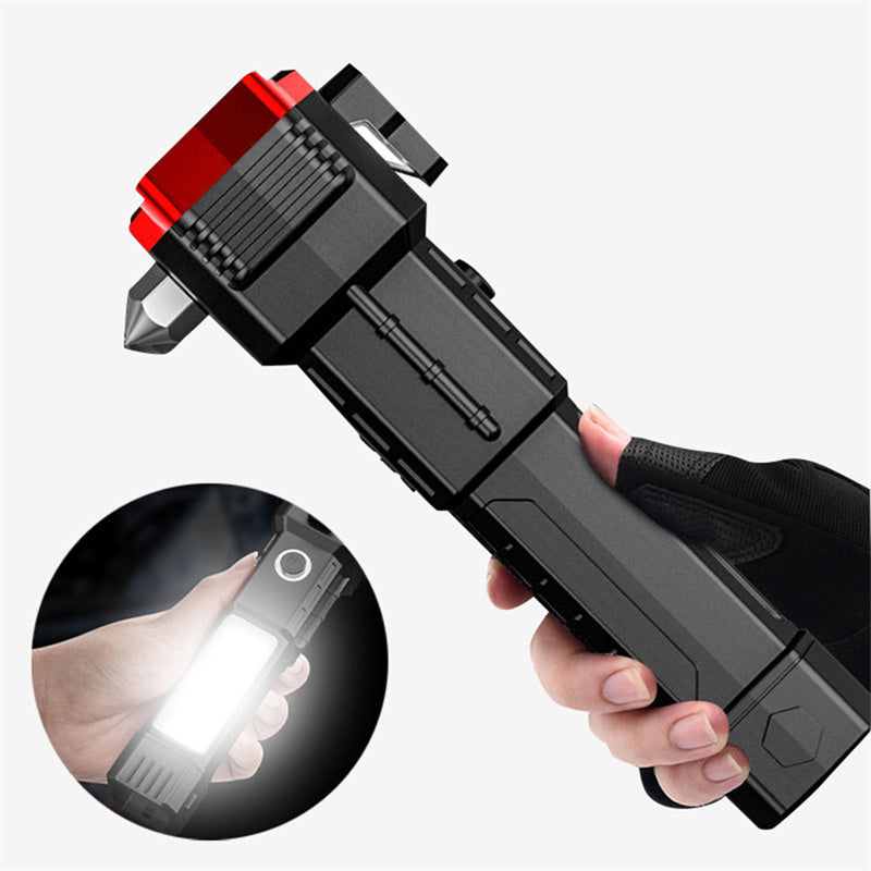 Multifunctional Car Emergency Hammer Torch With USB Charging - image 4