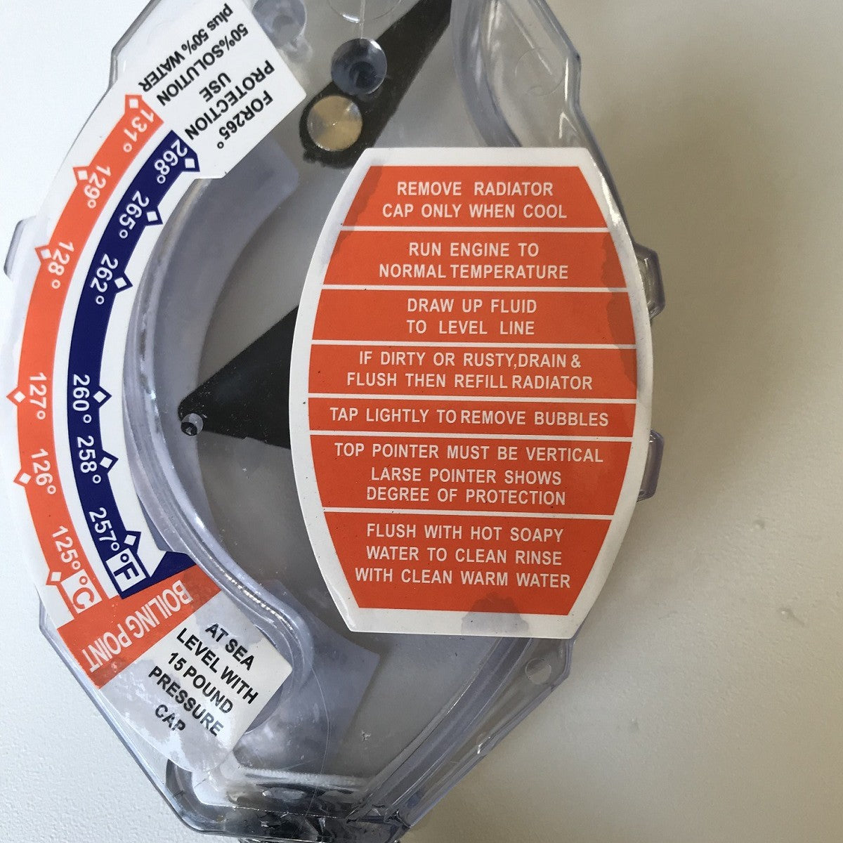 Coolant Hydrometer & Antifreeze Tester – Dial Type - image 2
