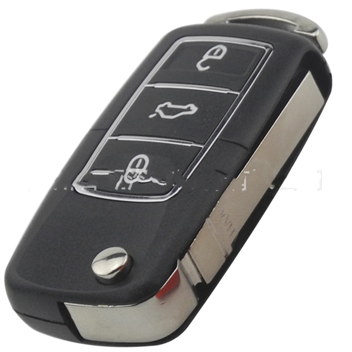 Key fob shell for Volkswagen 3-button flip keys - image 4