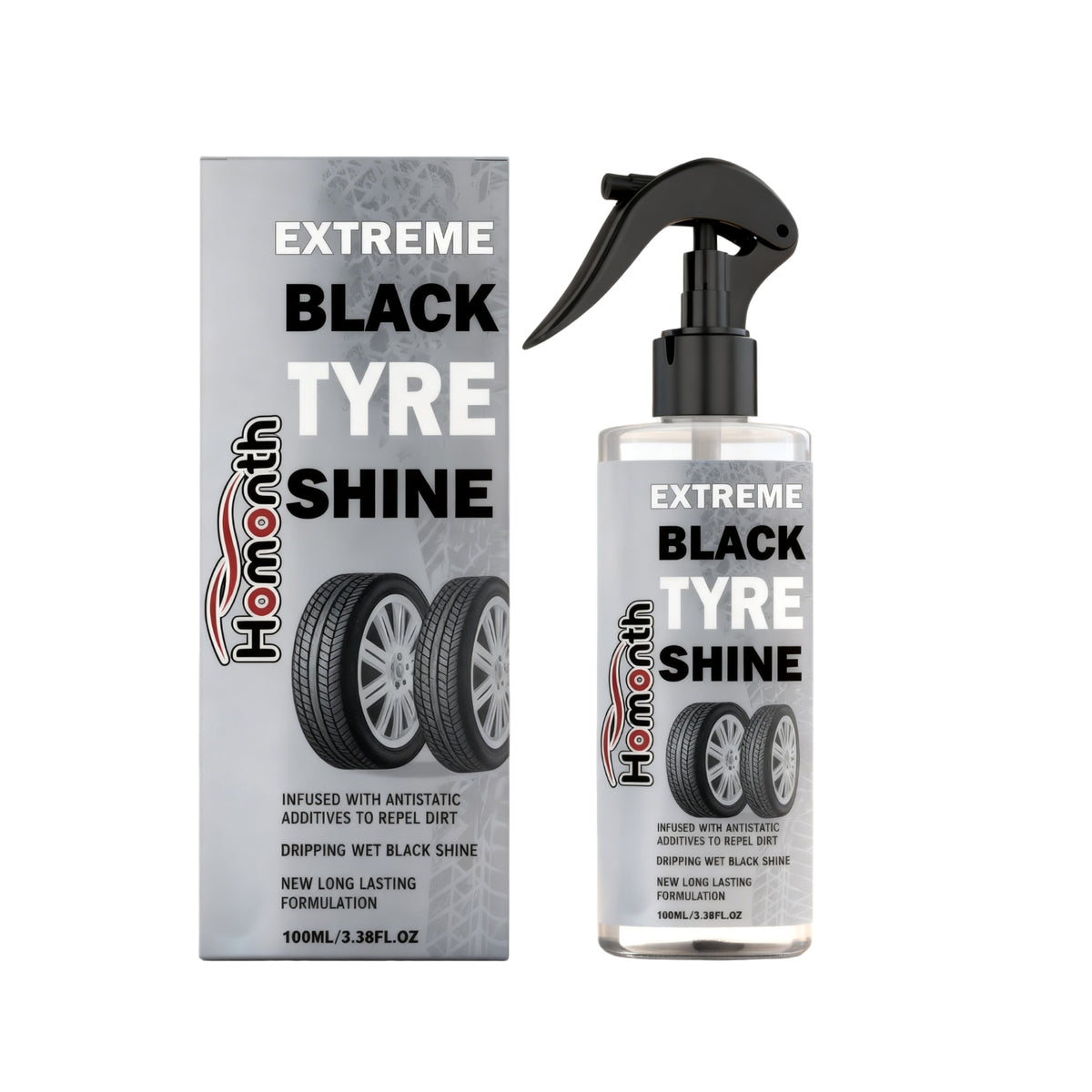 Extreme black tyre shine, 100ml