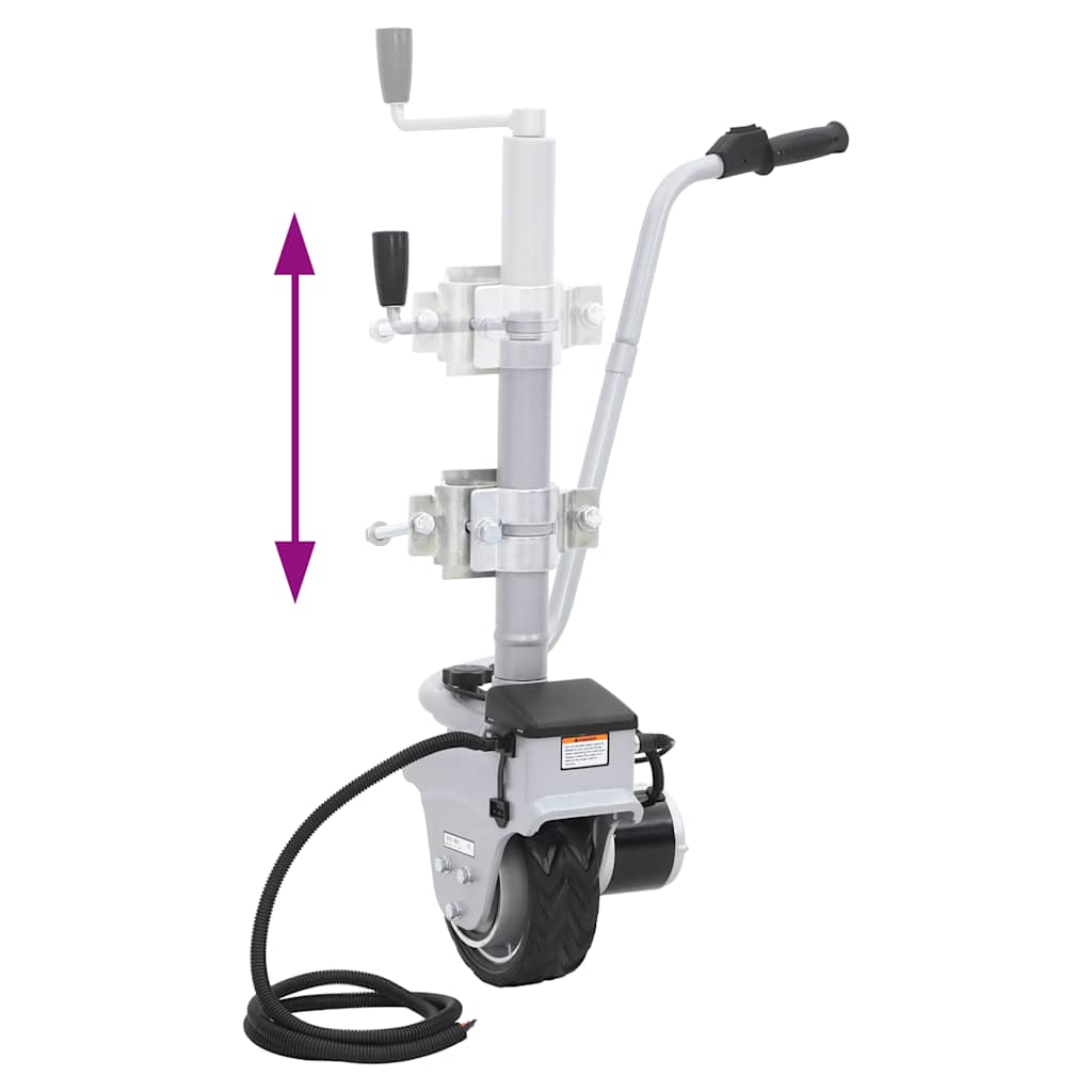 Motorized Support Wheel for Trailers, 12V 350W