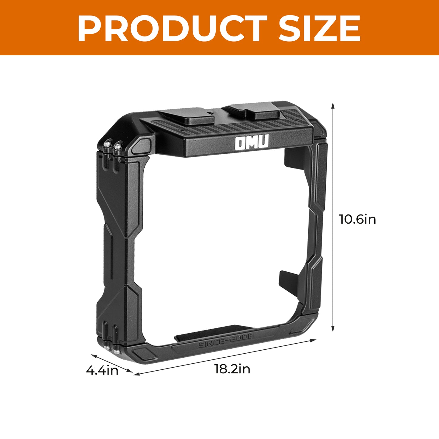 Mirror Rain Shield Frame For 2018-2025 Wrangler JL & 2020-2025Wrangler Gladiator