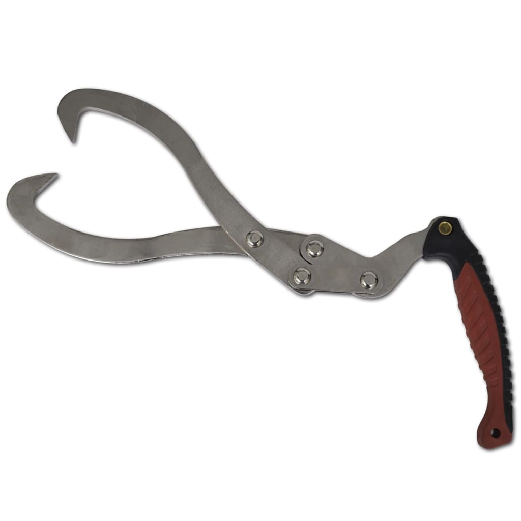 wood tongs with TPR handle, 2 pieces.