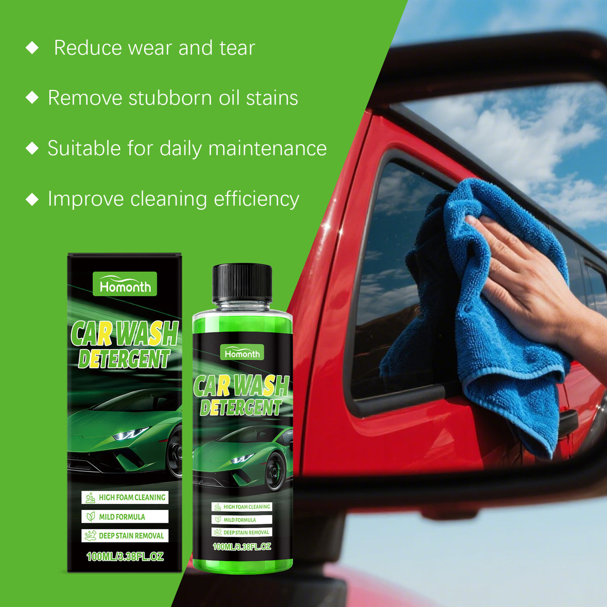 High-foam car wash shampoo concentrate, 100ml - image 5