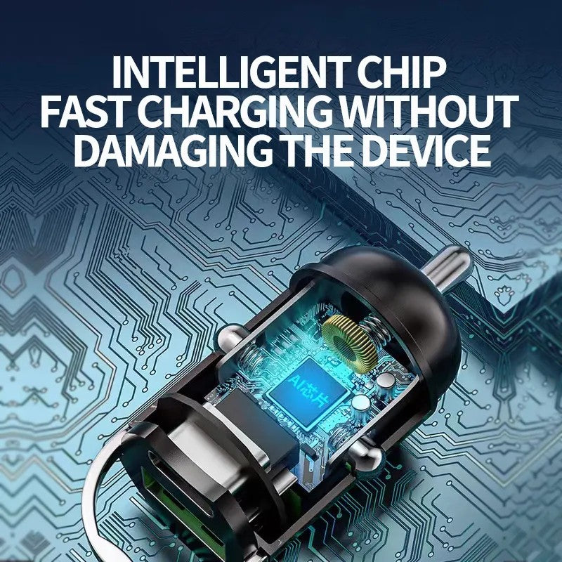 The Car Mini Charger Is Small And Does Not Take Up Space, Which Is Super Practical, Suitable For Multiple Models, And Super Efficient Charging.