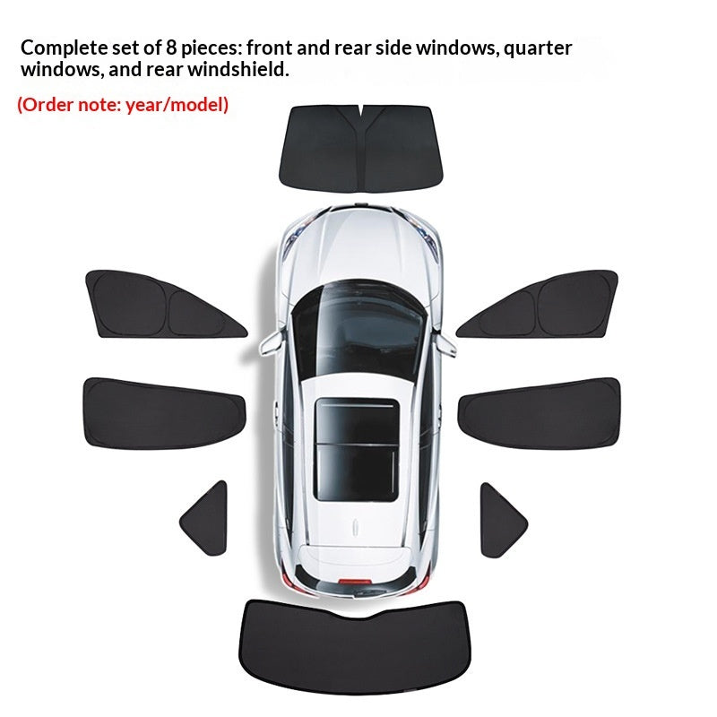 Heat-Insulating Window Sunshade Set for Tesla Model Y - image 6