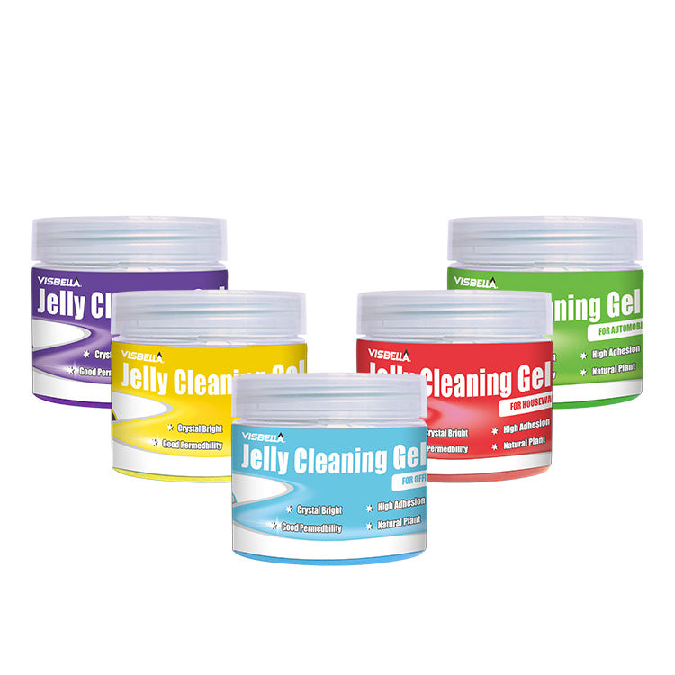 Car cleaning gel for vents and gaps