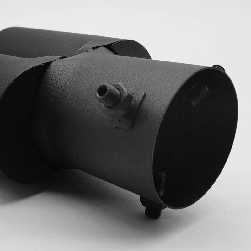 Dual Outlet Exhaust Tip – Matte Black, Bolt-On, fits 38–61mm Pipes - image 8