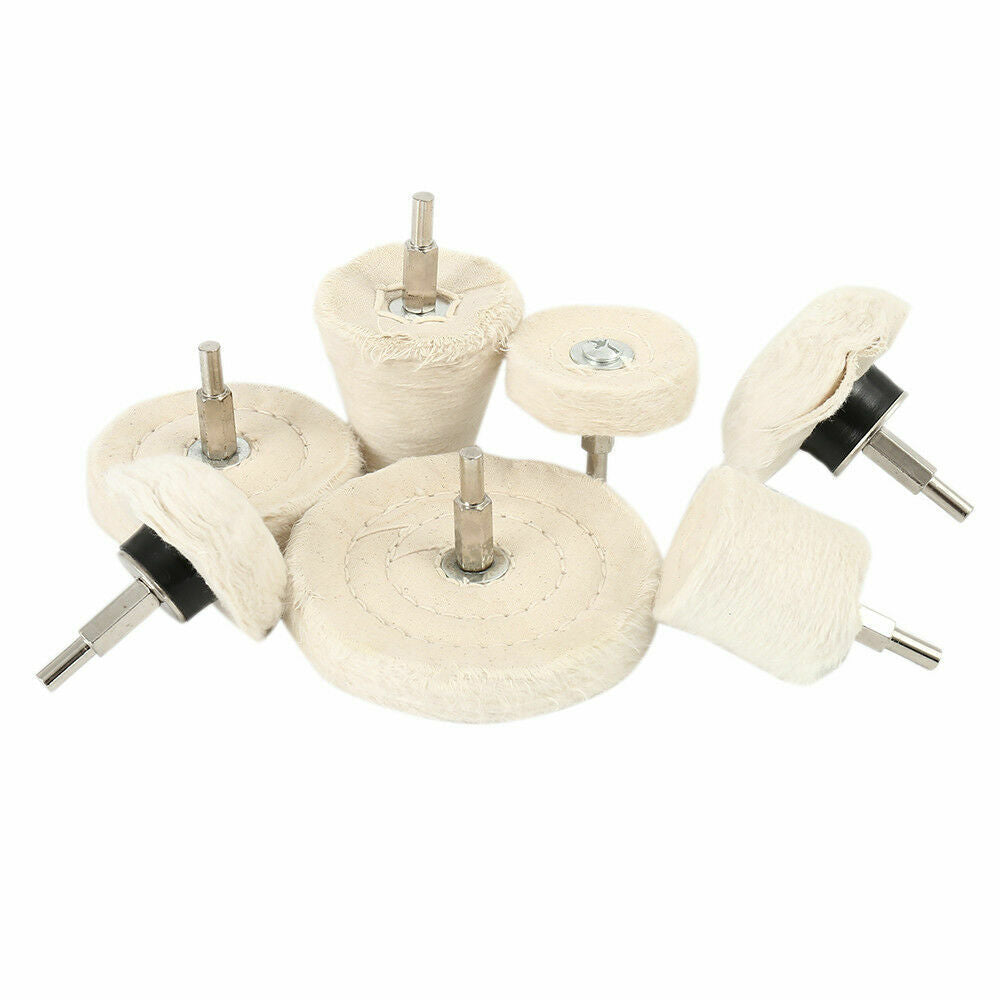 Polishing Pad Kit for Drill – 7-Piece Buffing Pads - image 3