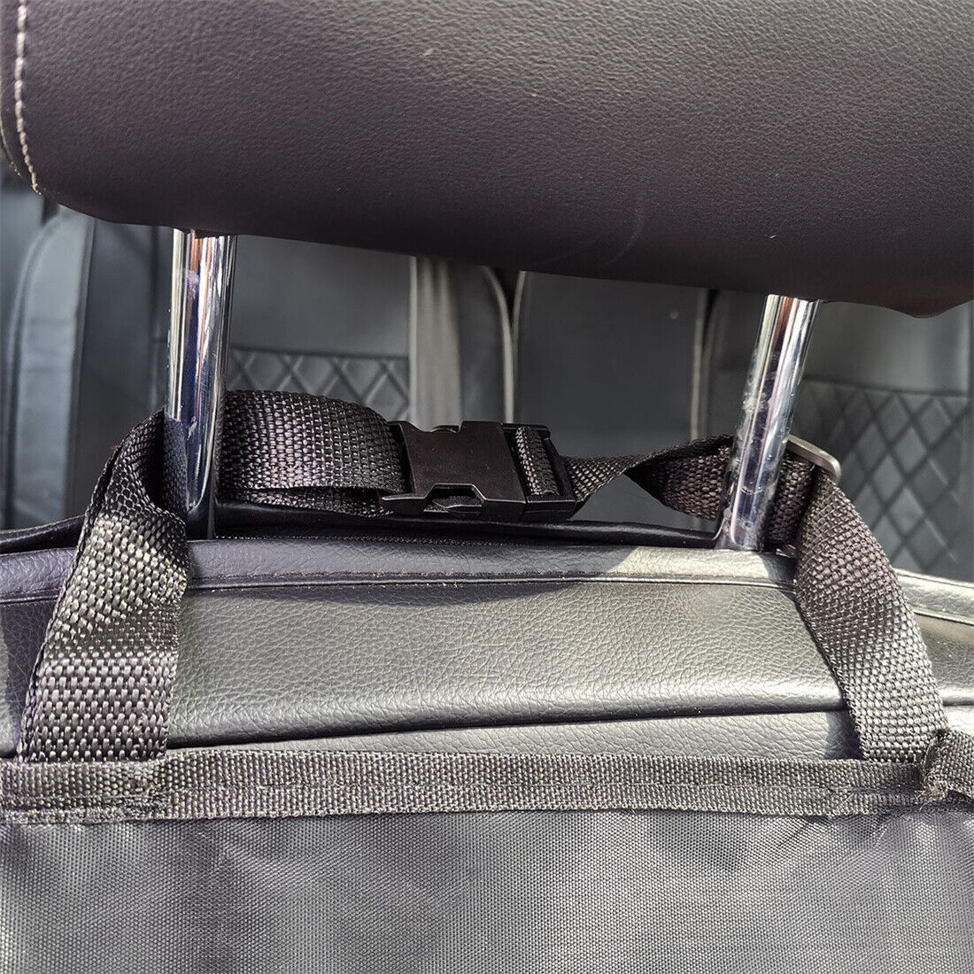 Pet Car Seat Cover – Waterproof Hammock, Rear Seat - image 10