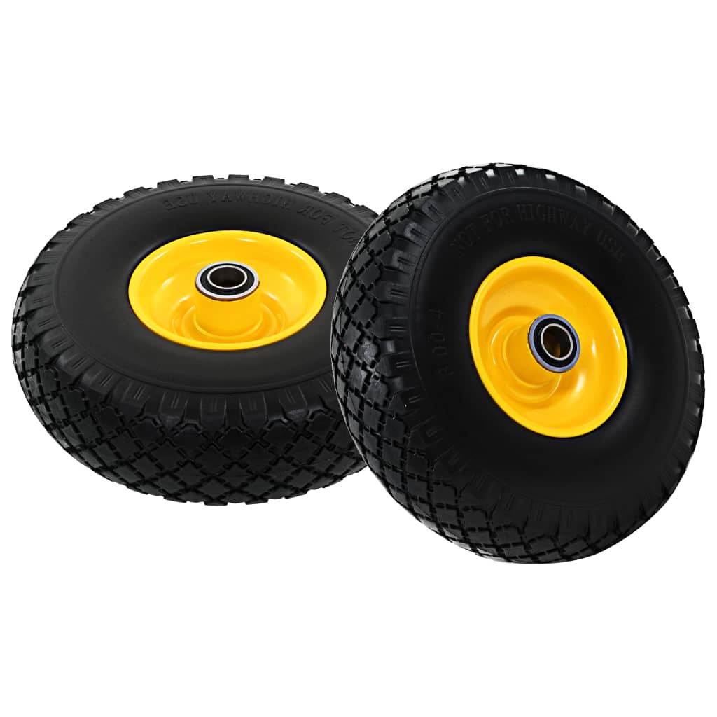 Sack Truck Wheels 2 pcs. Solid PU 3.00 - 4 (260x85)