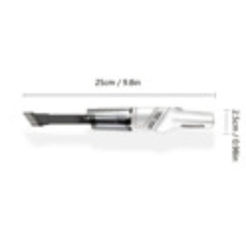 White Wireless Automobile Folding Vacuum Cleaner Hand-held High-power Strong Suction Vacuum Cleaner