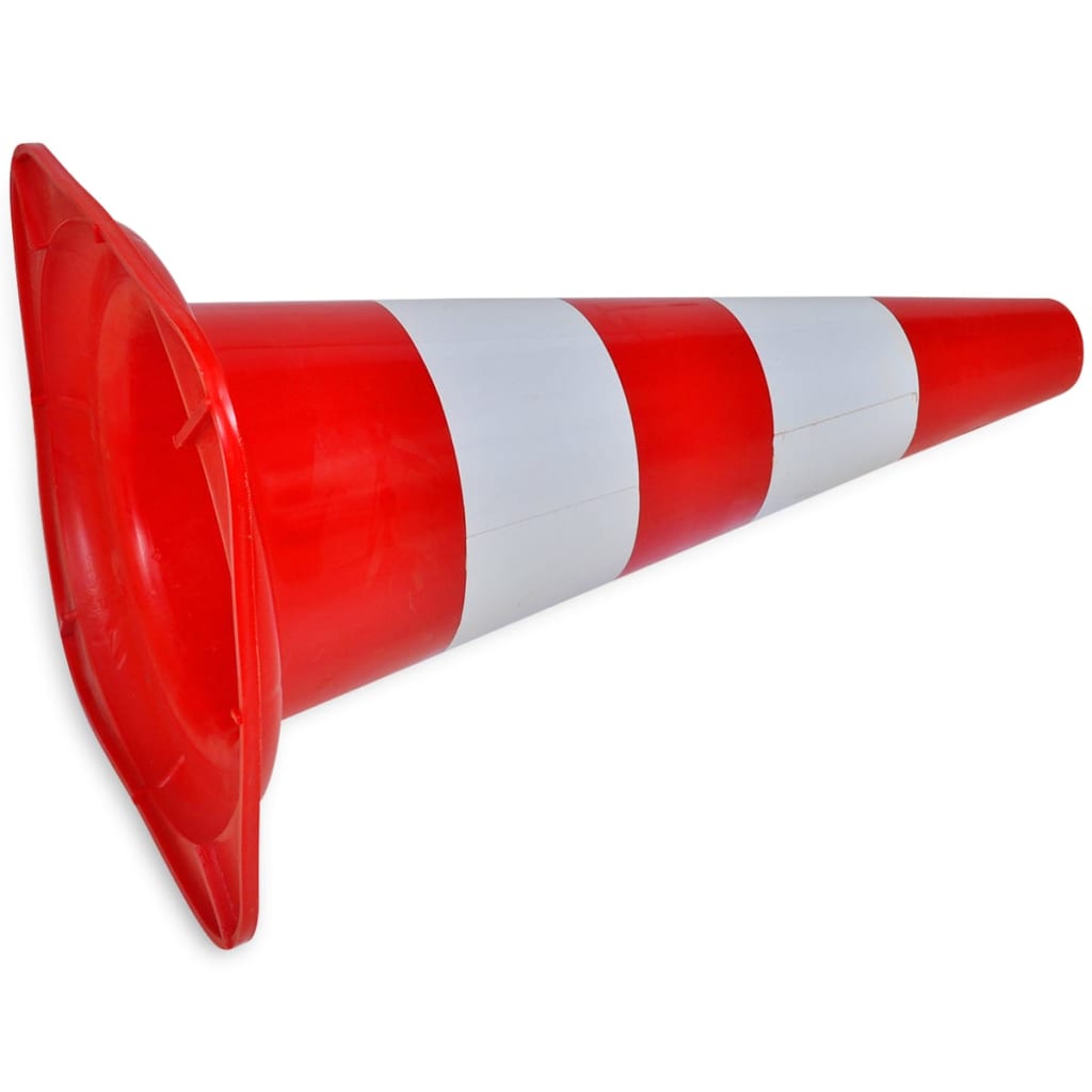 Traffic Cones, 10 pcs., Reflective and 50 cm