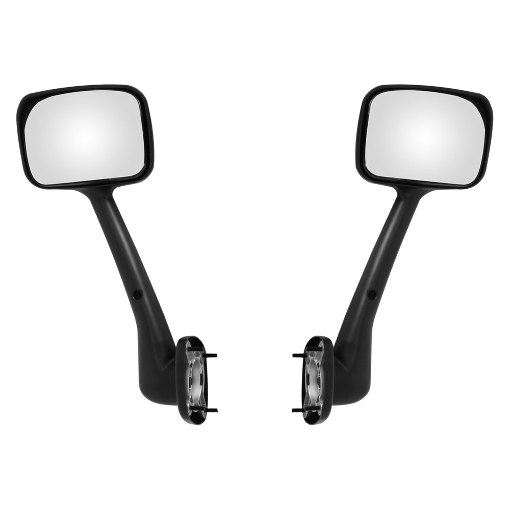 For 2008-2016 Freightliner Cascadia Pair Hood Mirrors Black Left,Right Set