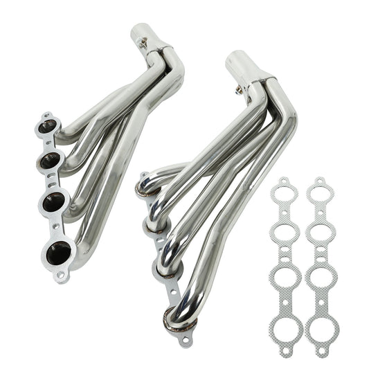Exhaust Header For Chevy Chevrolet Buick 4.8L 5.3L LS1 LS2 LS3 LS6 LS 1-3&4 Ban The Sale Of Amazon&Temu