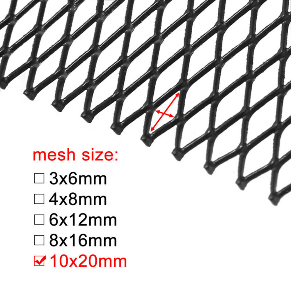 Front Grille Mesh Insert – Universal Aluminium, Black or Silver - image 3